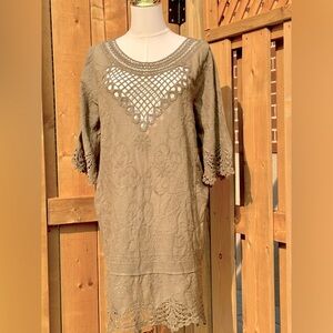 FARM Rio | Tops | Farm Rio Nwot Olive Green Crochet Tunic Dress Sz L | Poshmark FARM Rio | Tops | Farm Rio Nwot Olive Green Crochet Tunic Dress Sz L | Poshmark